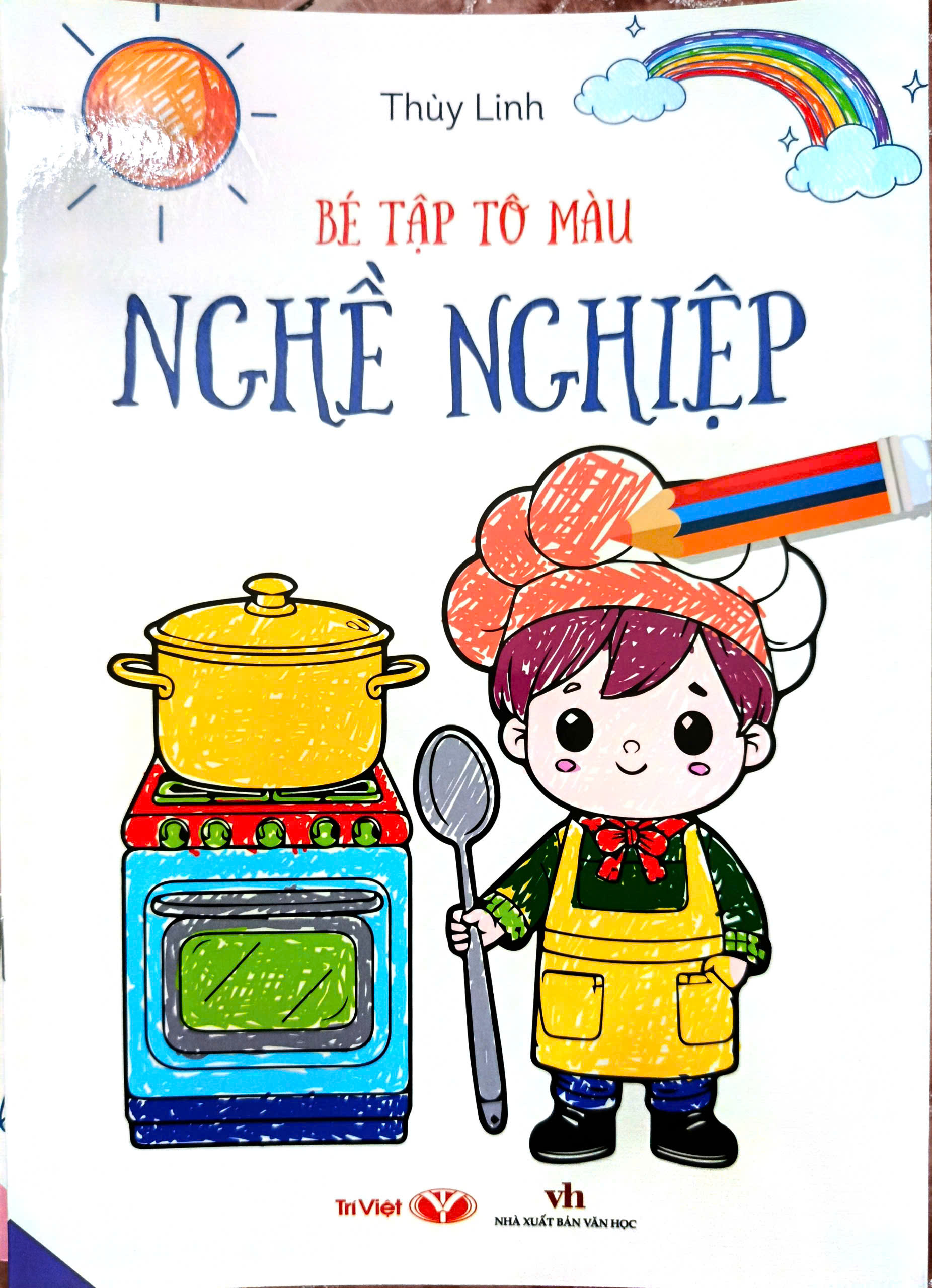 Combo Bộ Bé Tập Tô Màu - Thế Giới Xung Quanh (12 Cuốn + Tặng Hộp Bút Sáp Màu)