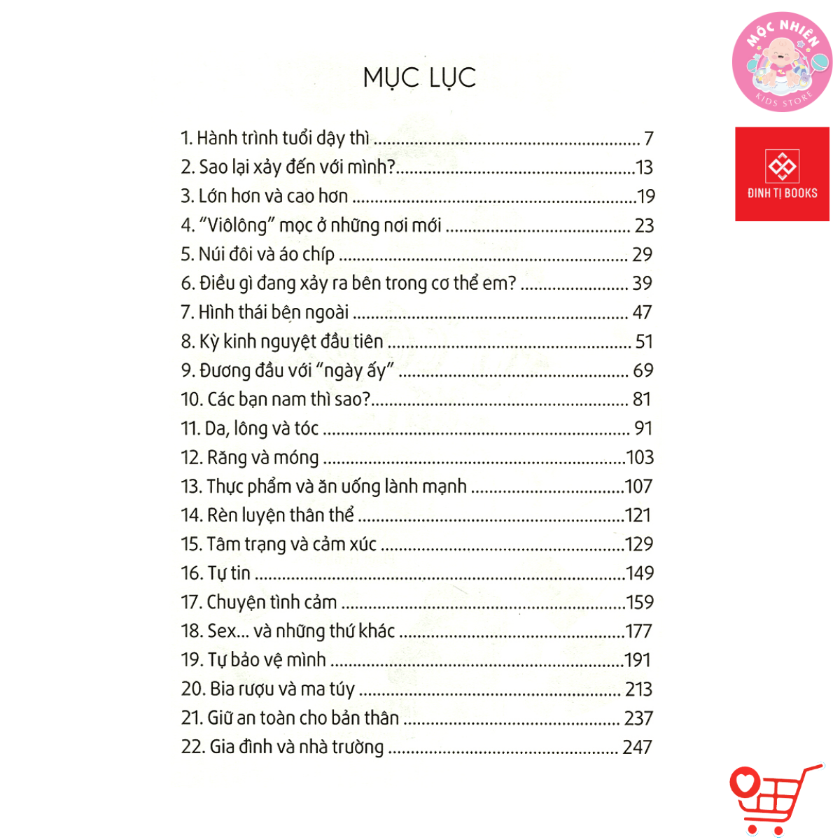Sách - Tuổi dậy thì - Từ "Cậu bé" đến "Anh chàng" và Từ "Cô bé" đến "Cô nàng" - cho bé 9 tuổi trở lên - Đinh Tị Books