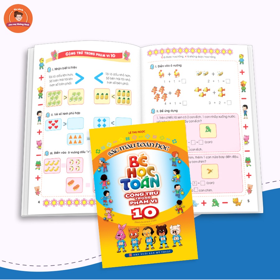 Combo: Bé Học Toán Trong Phạm Vi 10-50-100