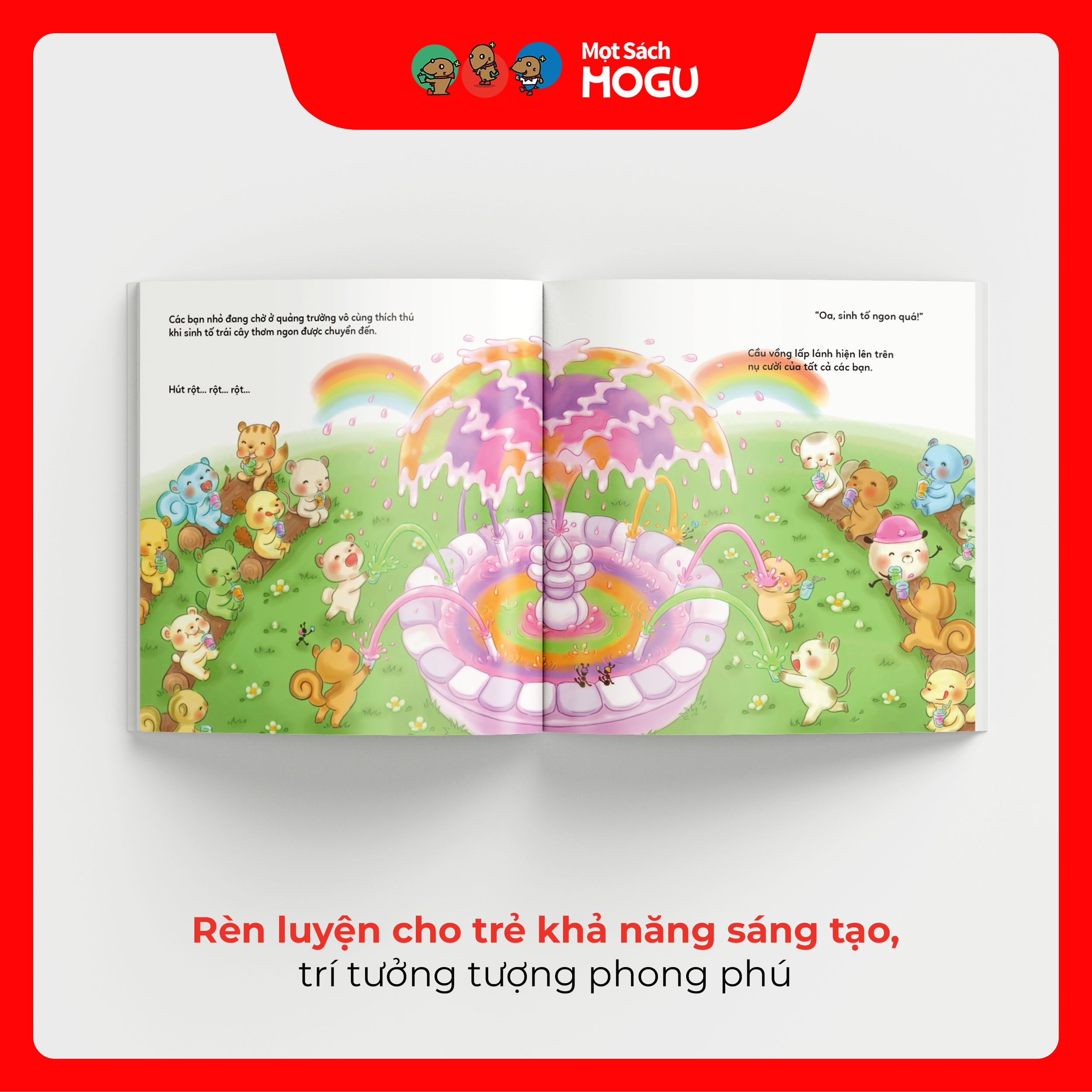 Truyện Ehon bé 1-2-3 tuổi - Bạn Pokopoko làm sinh tố trái cây