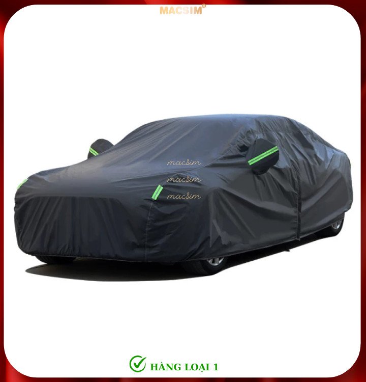 Bạt phủ ô tô thương hiệu MACSIM dành cho Land Rover Range Rover- màu đen - bạt phủ trong nhà và ngoài trời
