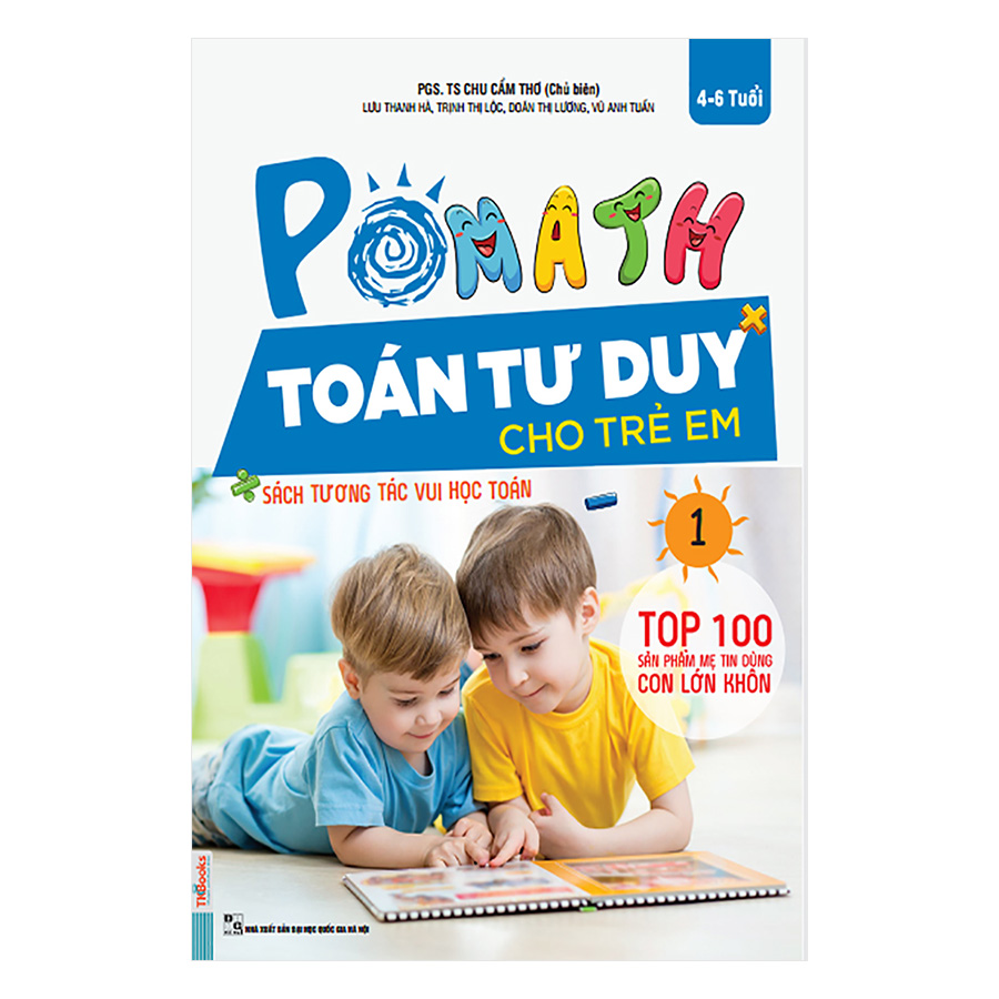 Combo 3 Cuốn Pomath Toán Tư Duy Cho Trẻ Em (Tập 1,2,3)