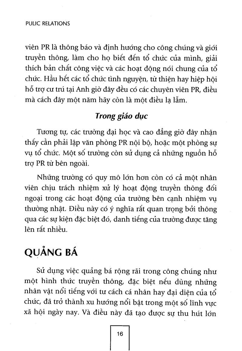 Những Bí Quyết Căn Bản Để Thành Công Trong PR (Tái Bản 2012)