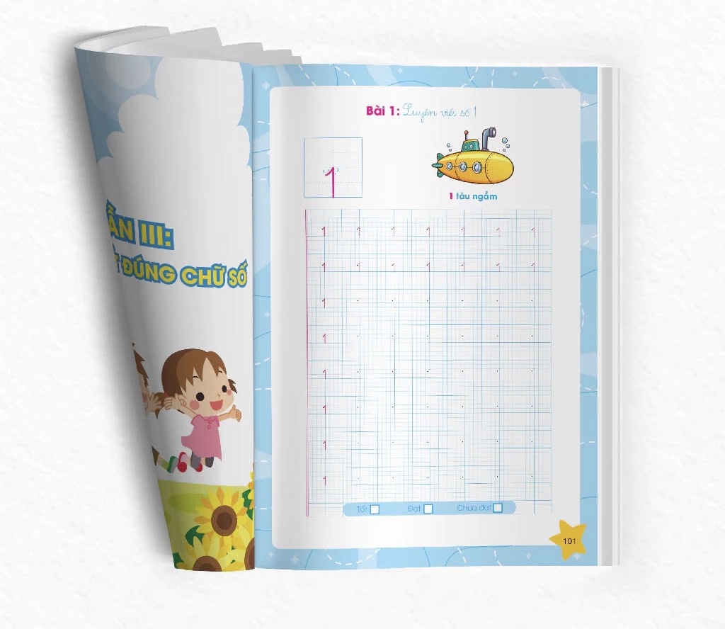 Sách- Bước Đầu Tập Viết dành cho bé 4-6 tuổi (Giúp bé tự tin vào lớp 1)