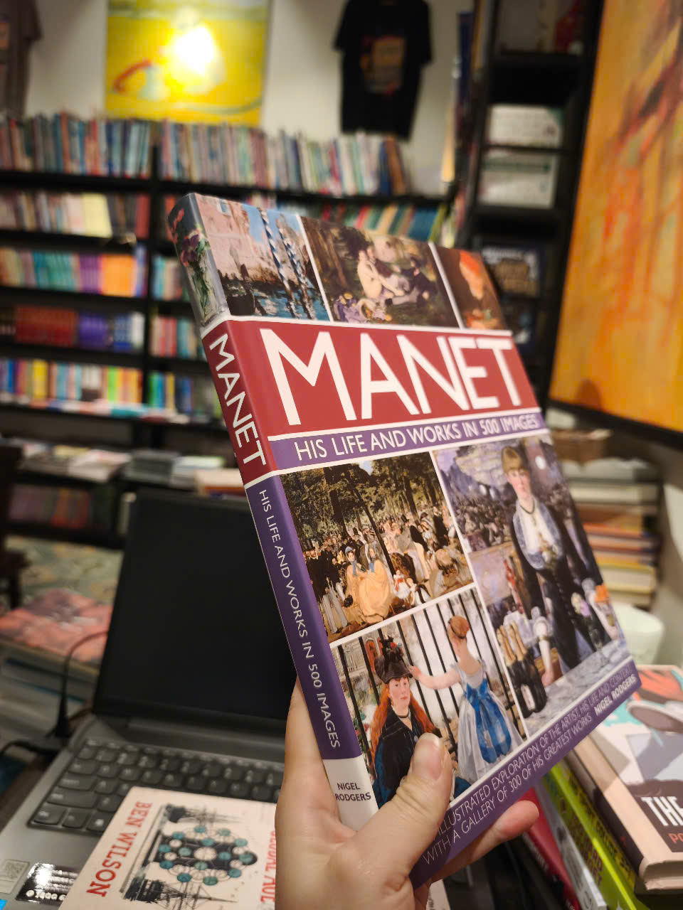 Sách - Manet His Life Works In 500 Images by Nigel Rodgers - Sách Nghệ thuật Tiếng Anh