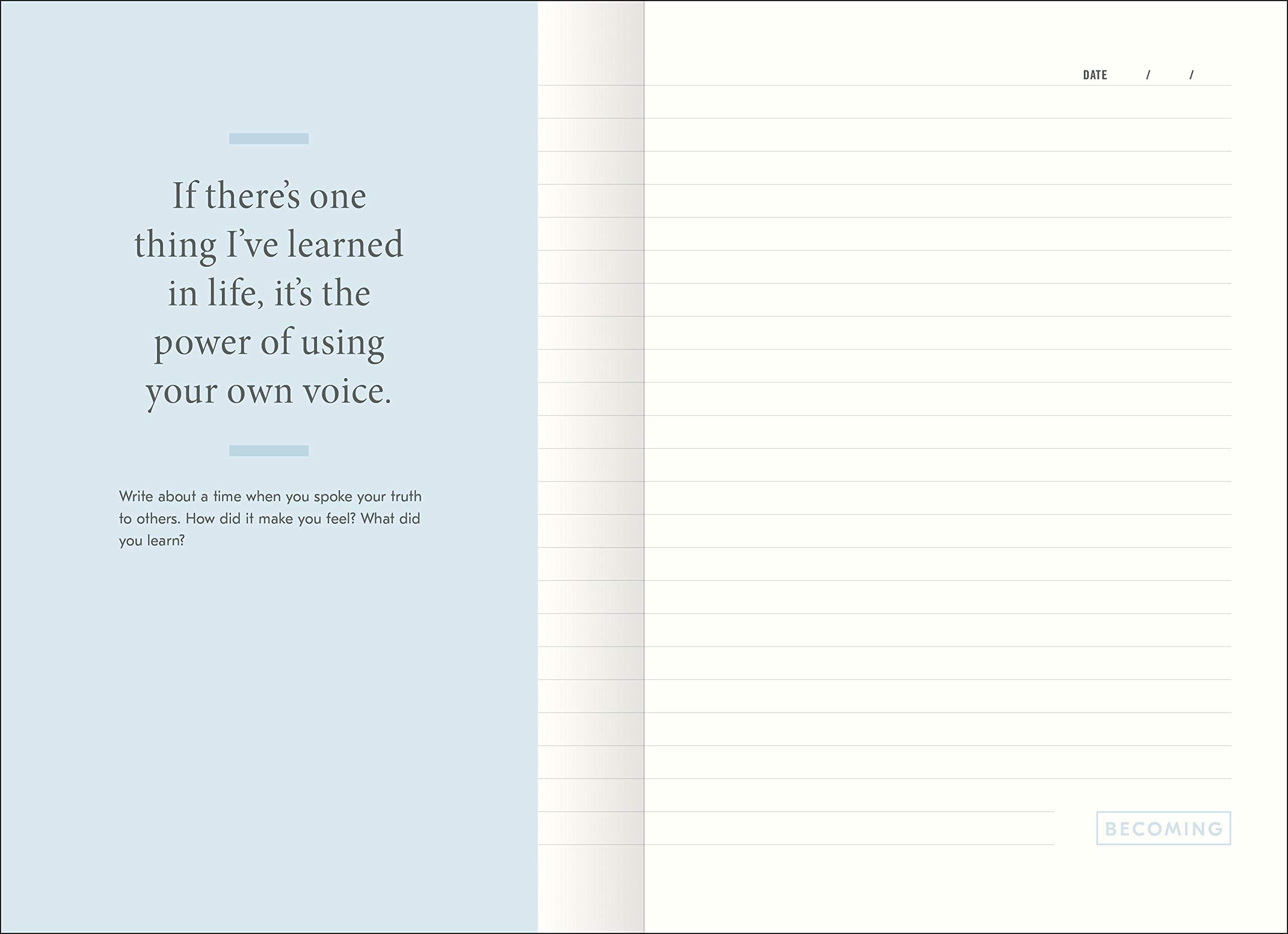 Becoming: A Guided Journal For Discovering Your Voice