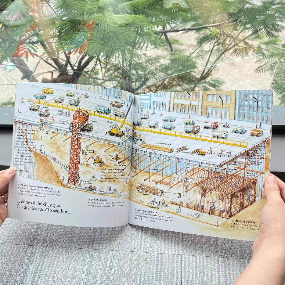 Truyện Tranh Ehon Nhật Bản - Đường Hầm Tàu Điện Ngầm Được Xây Dựng Như Thế Nào?