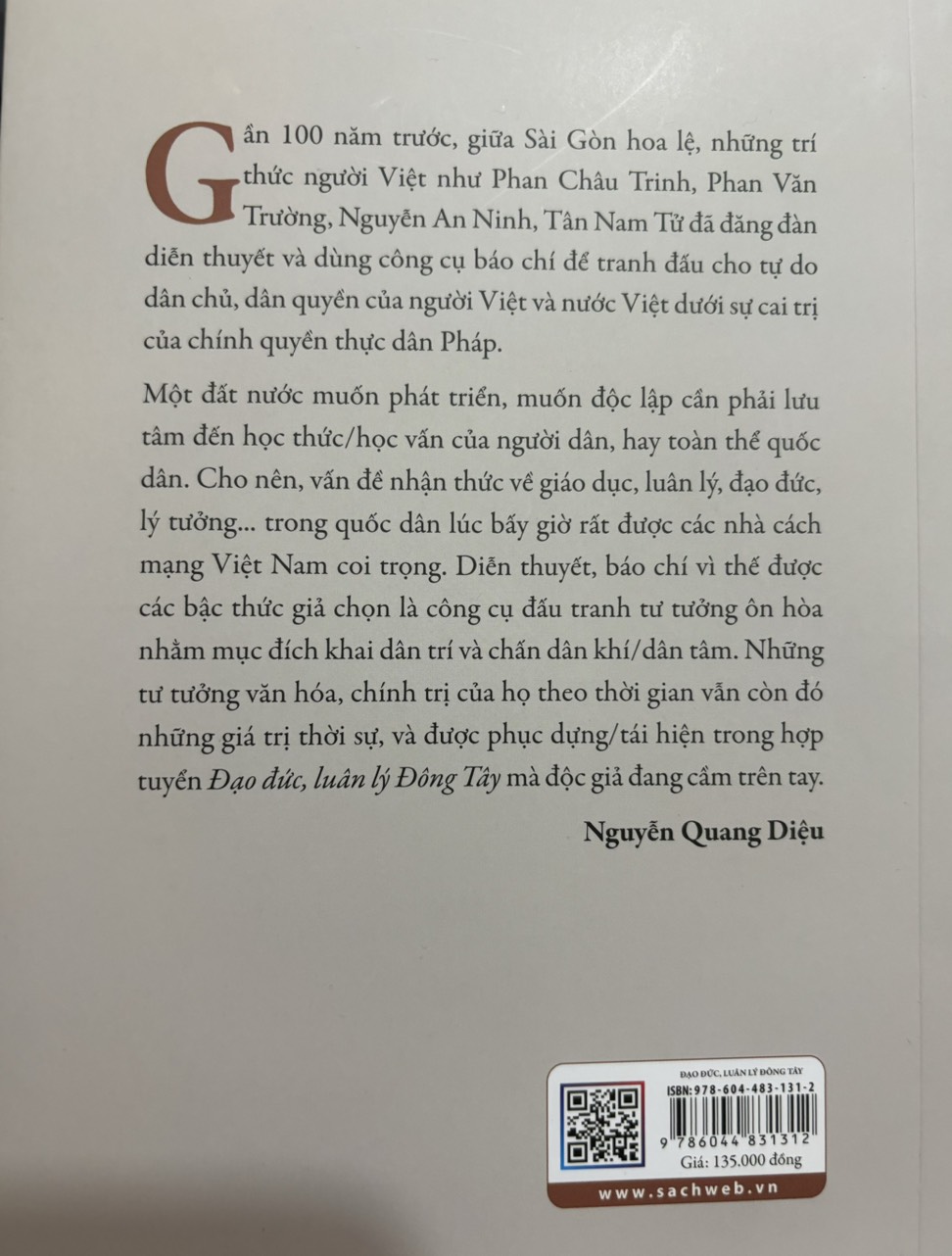 Đạo đức, luân lý Đông Tây - TH135