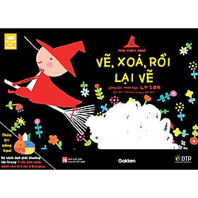 Sách - Dtpbooks - Vẽ, xóa, rồi lại vẽ - Phù thủy nhỏ - Tủ sách vui để học