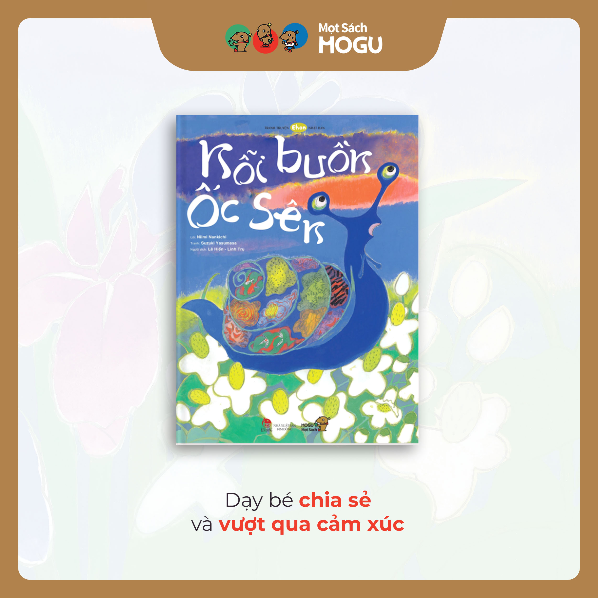 Truyện Ehon bé 3-4-5 tuổi - Bộ 4 cuốn Phát triển cảm xúc