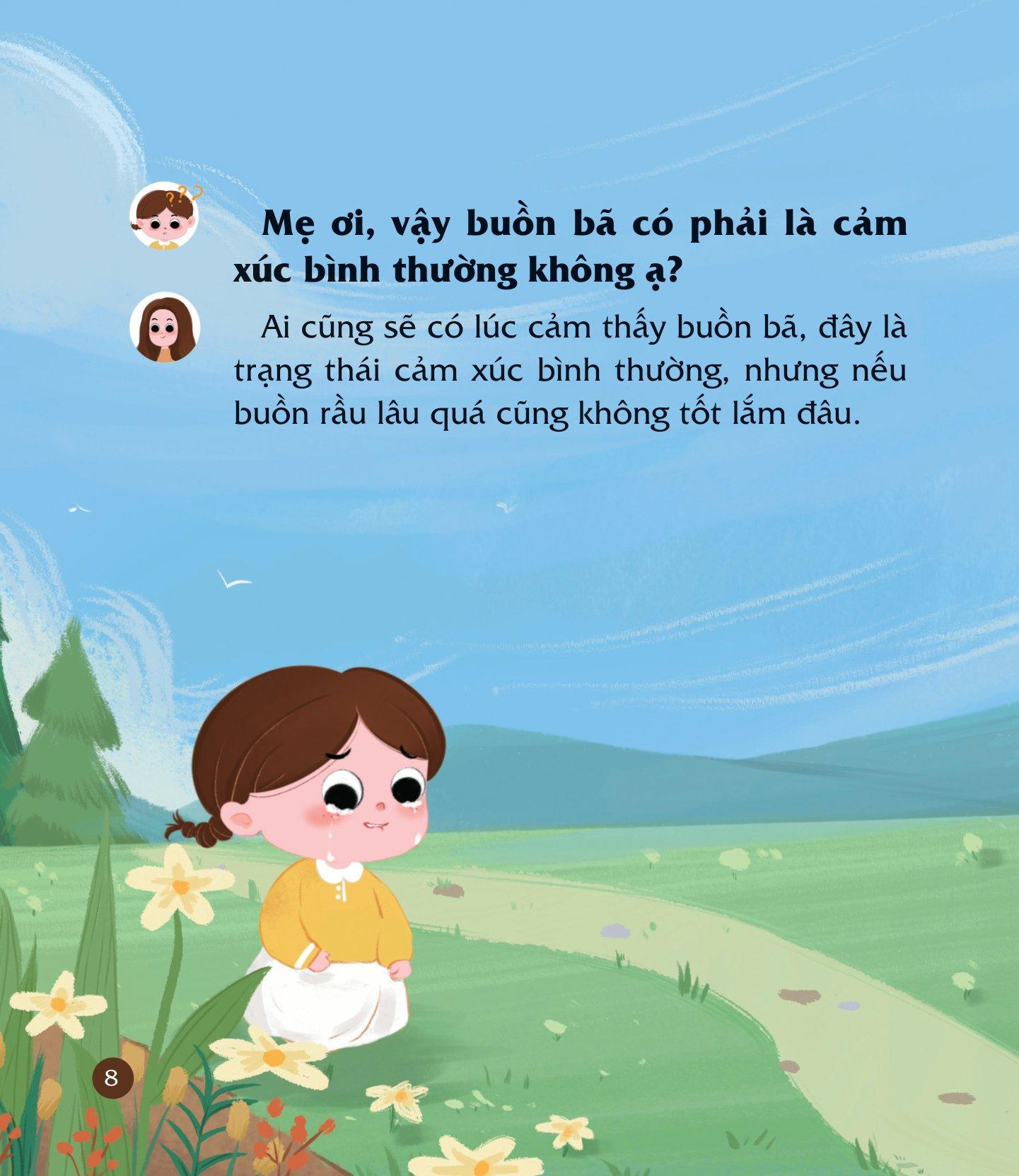 Sách Cùng Con Nuôi Dưỡng Cảm Xúc Tích Cực - Con Không Buồn Bã