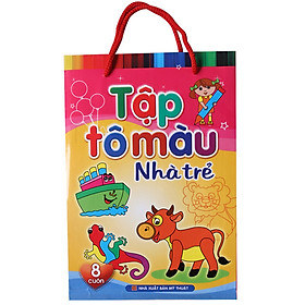 Tập tô màu nhà trẻ ( túi )