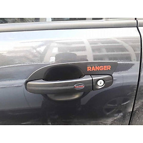 Bộ 8 Ốp Tay Nắm Hõm Cửa XE RANGER 2016-2020-2021