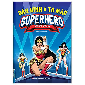 Dán Hình Và Tô Màu Superhero - Wonder Woman