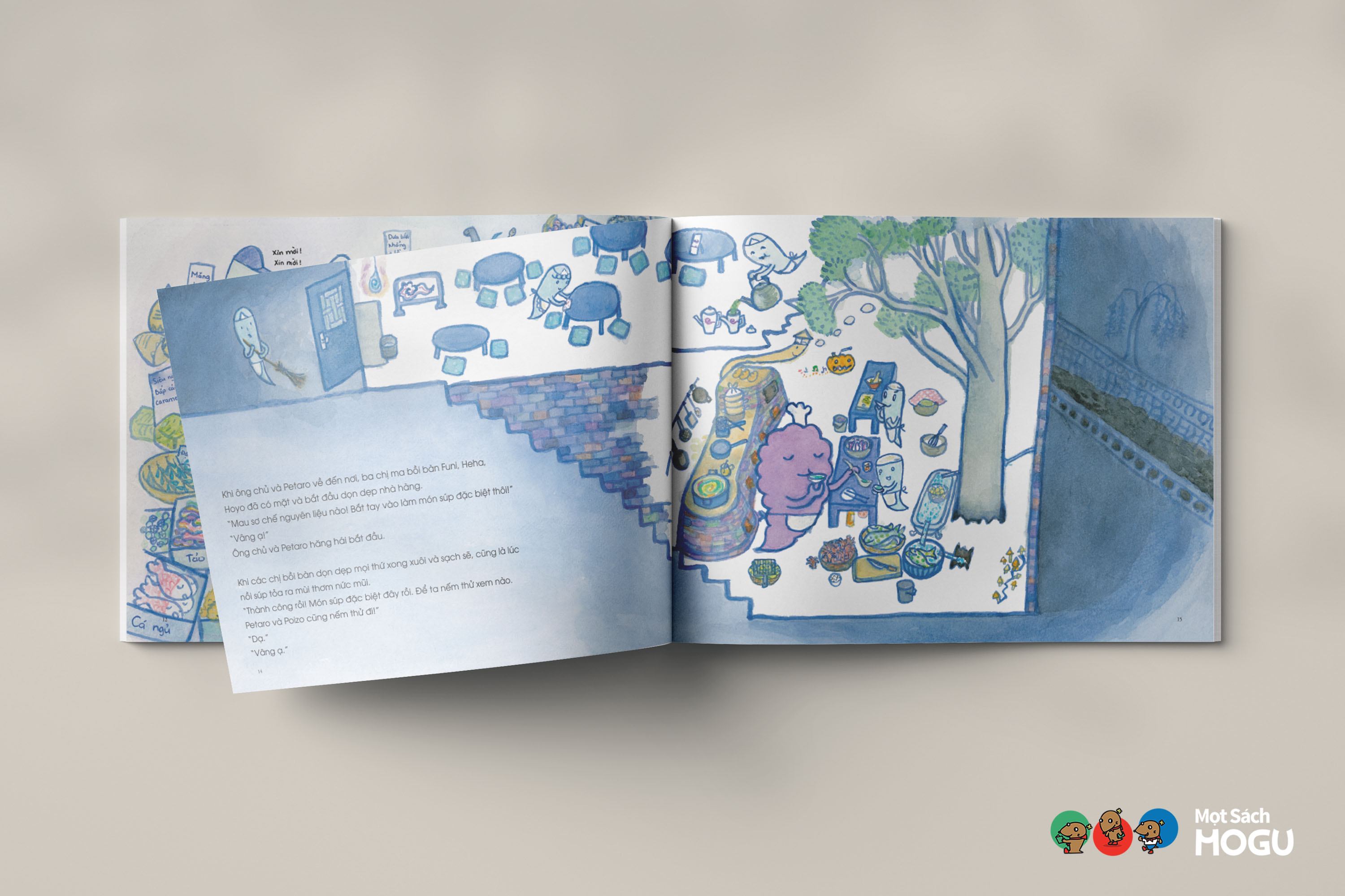 Truyện Ehon bé 3-4-5 tuổi - Đầu Bếp Ma