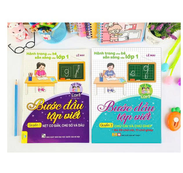 Combo 2 cuốn Bước đầu tập viết