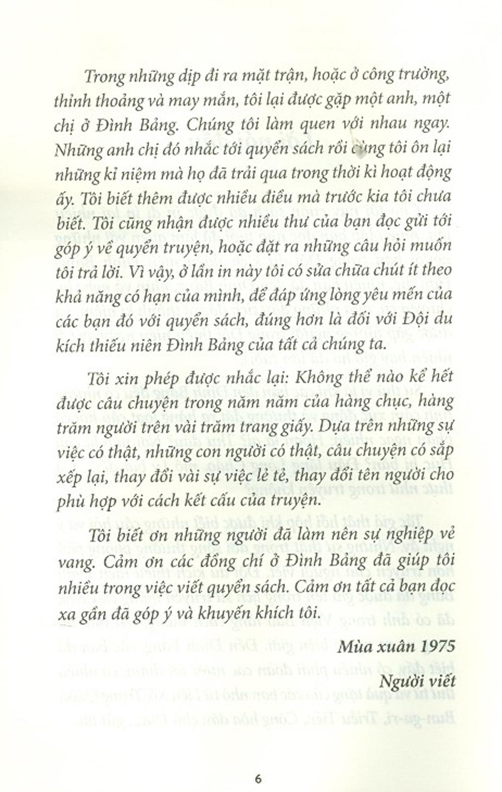 Đội Thiếu Niên Du Kích Đình Bảng (Tái Bản 2021)