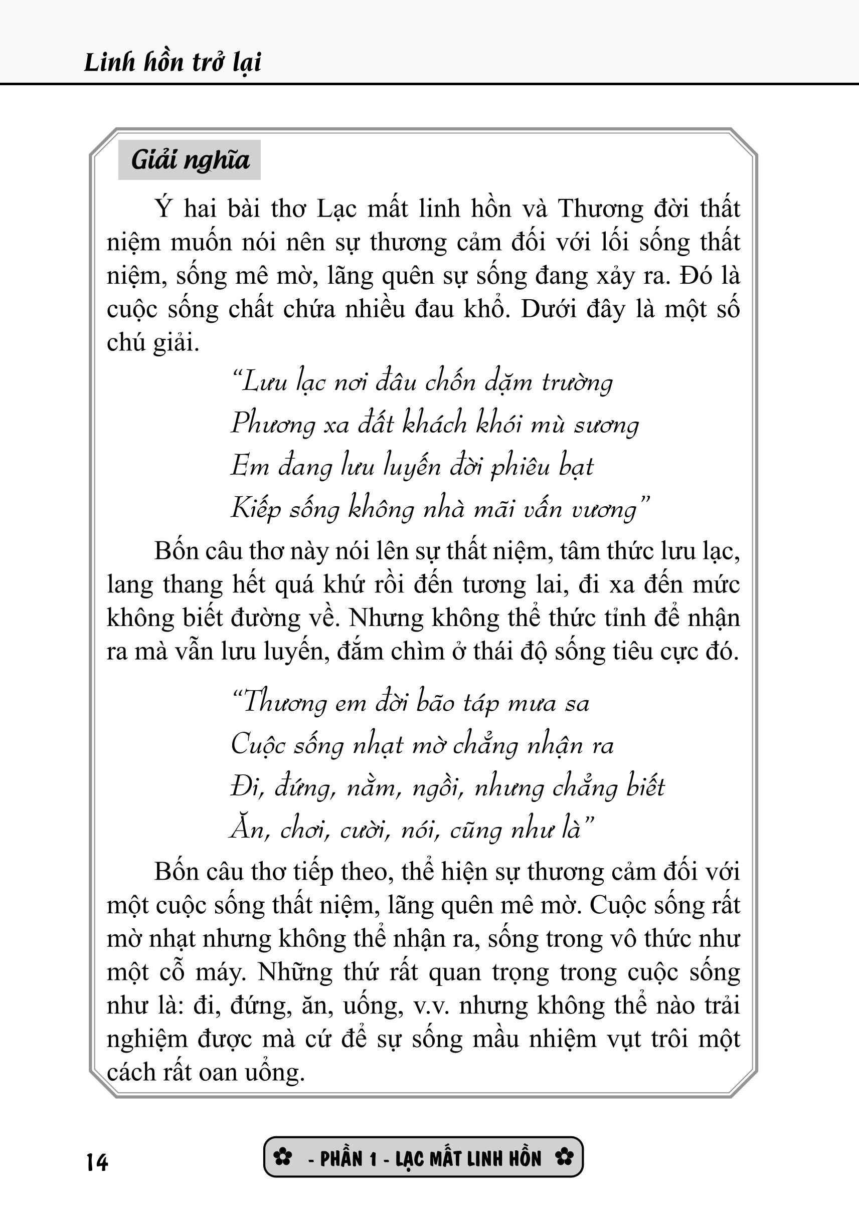 Tập Thơ Linh Hồn Trở Lại - Tự Do