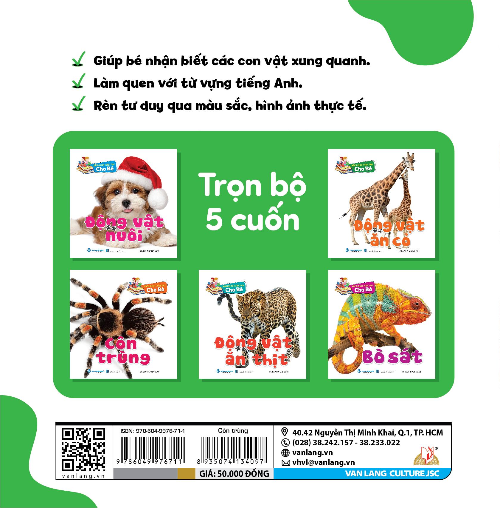 Bách Khoa Toàn Thư Cho Bé - Động Vật Nuôi (Bộ 5C) - Tái Bản