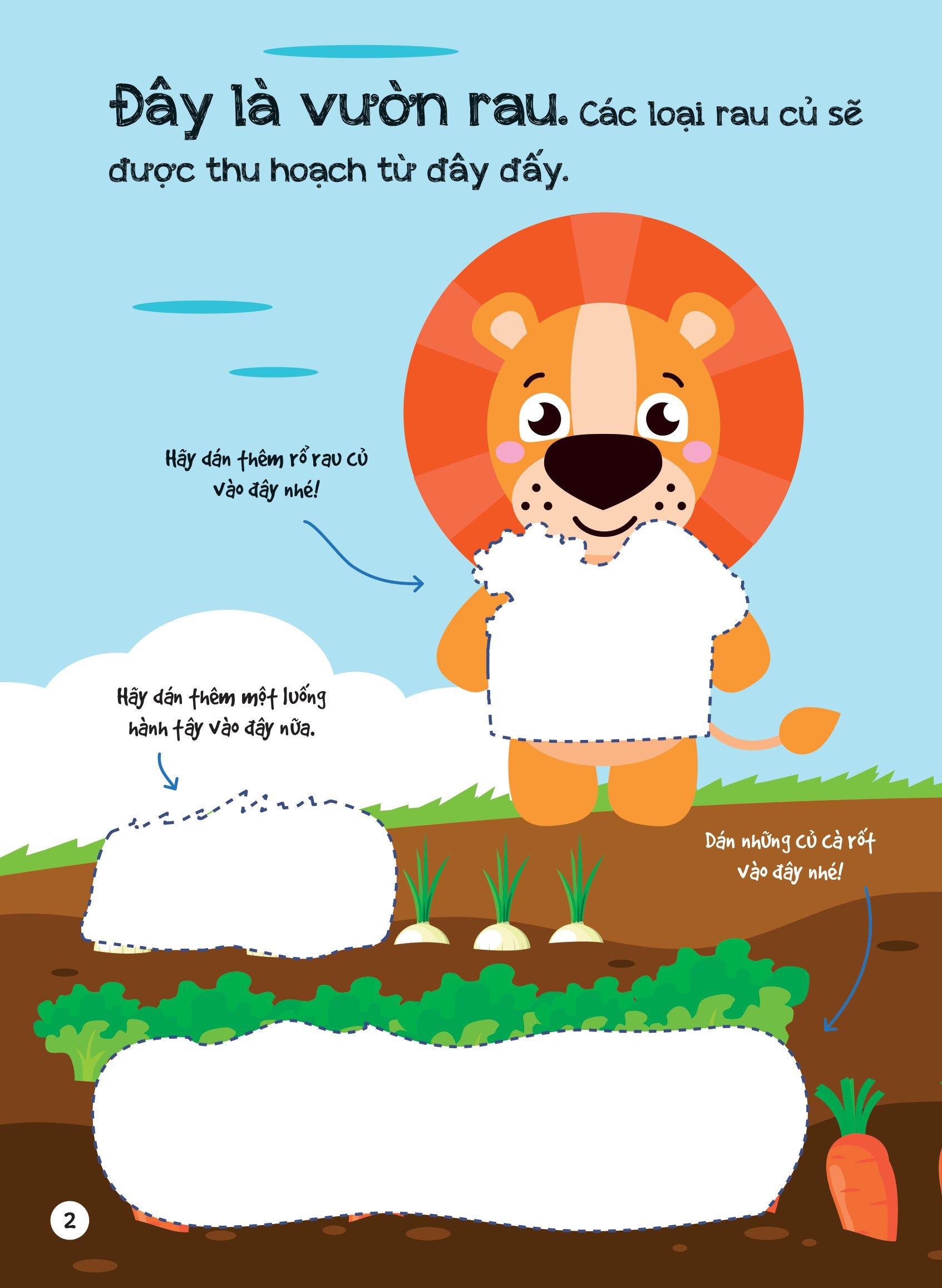 Dán Hình Siêu Đáng Yêu - Khu Chợ