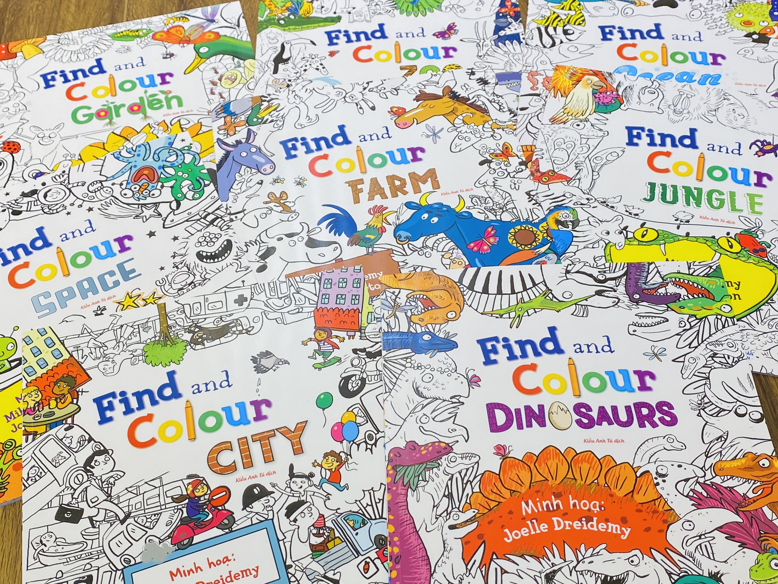 Sách - Tô Màu Find and Colour - ndbooks