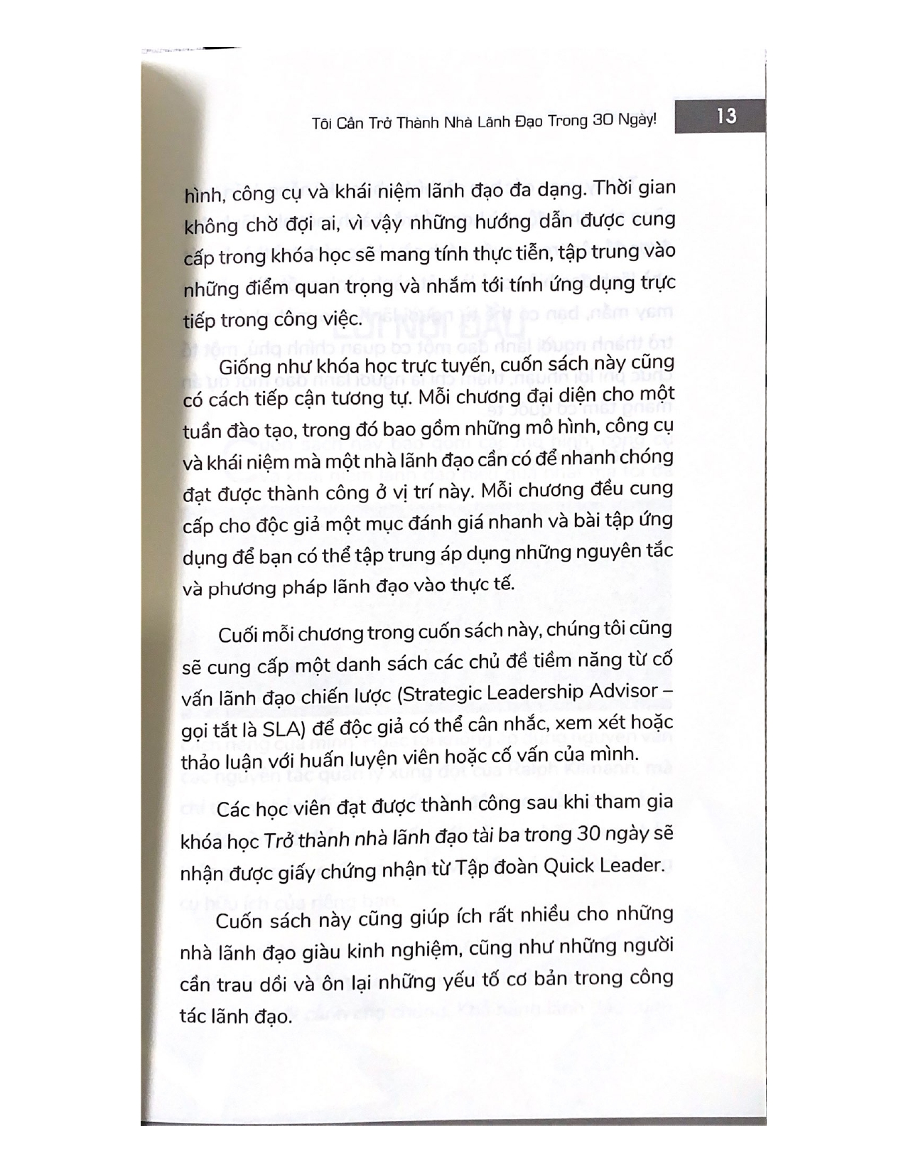 Nhanh! Tôi Cần Trở Thành Nhà Lãnh Đạo Trong 30 Ngày