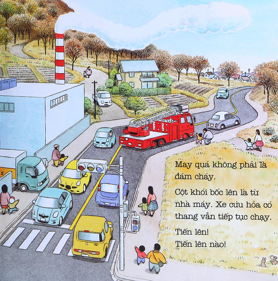 Tiến lên xe cứu hỏa