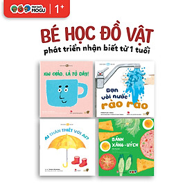 Truyện Ehon bé 1-2-3 tuổi - Bộ 4 cuốn Bé học đồ vật