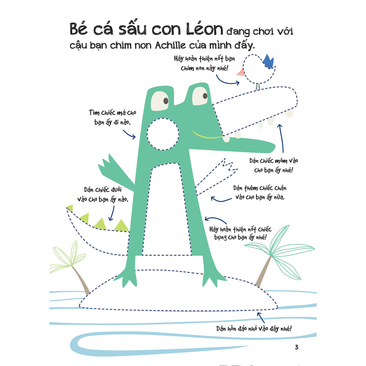 Dán Hình Siêu Đáng Yêu - Các Em Bé Động Vật