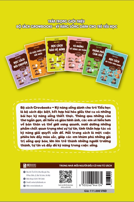 Sách Bao Bao Học Cách Bảo Vệ Mình - Growbooks - Kỹ Năng Sống Dành Cho Trẻ Tiểu Học