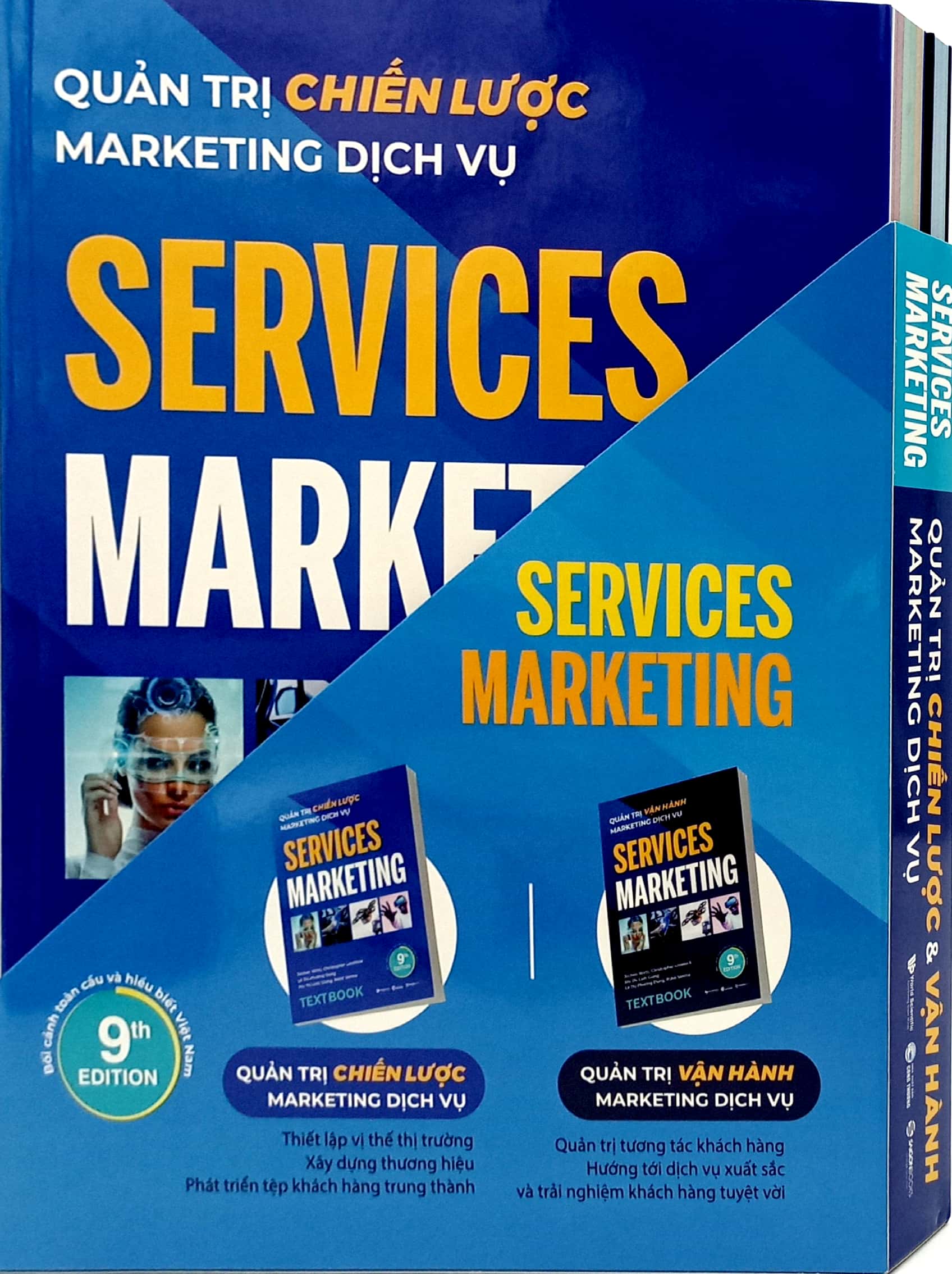 Boxset Services Marketing - Quản trị chiến lược và vận hành marketing dịch vụ (2 quyển)