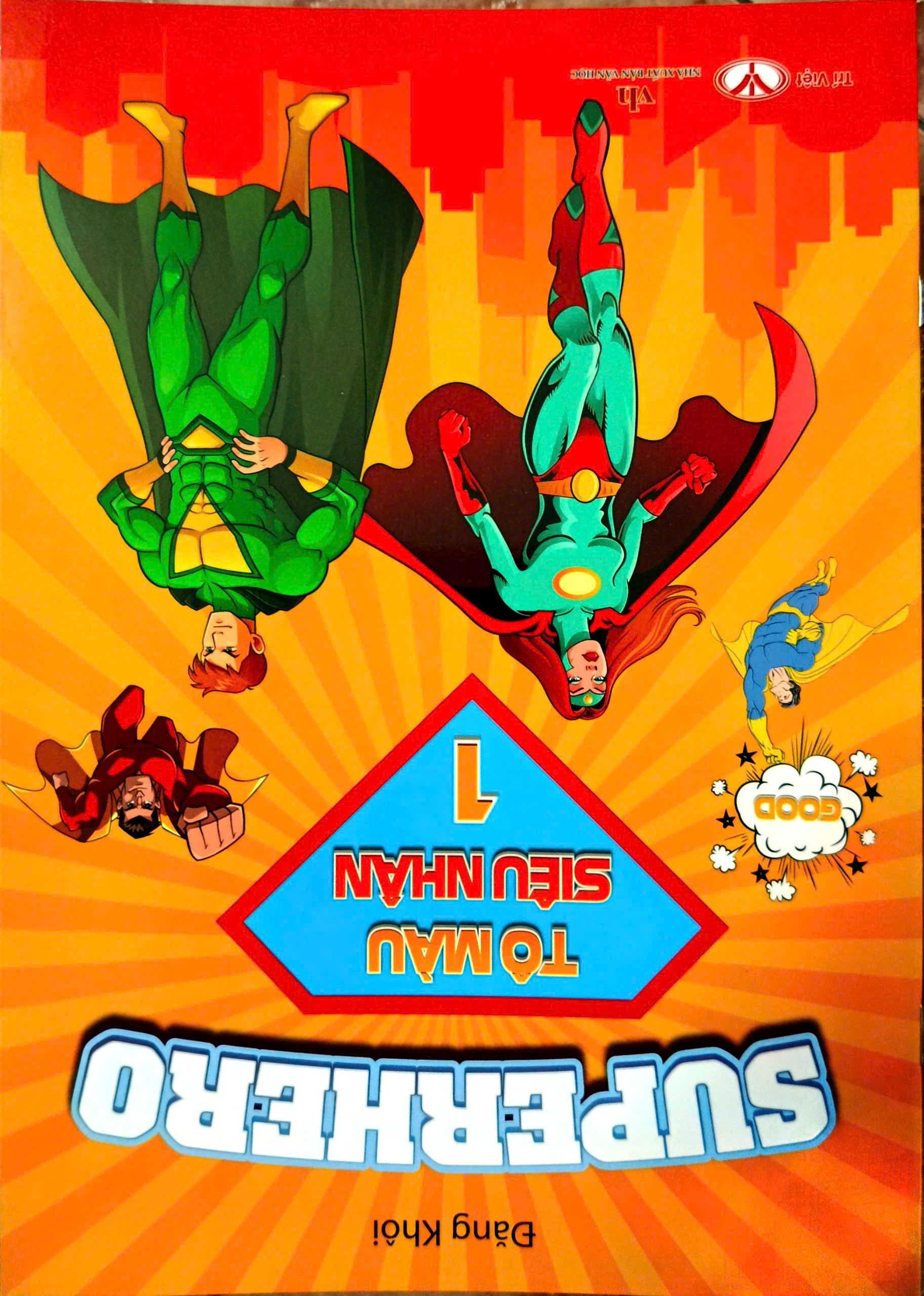 Combo Bộ Superhero - Tô Màu Siêu Nhân (Bộ 6 Cuốn)