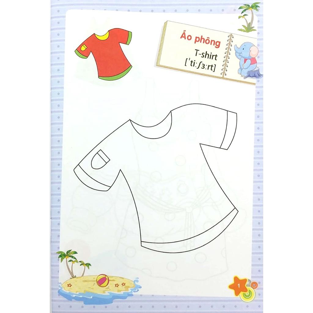 Tập Tô Màu Mẫu Giáo - Chủ Đề Trang Phục - Bản Quyền