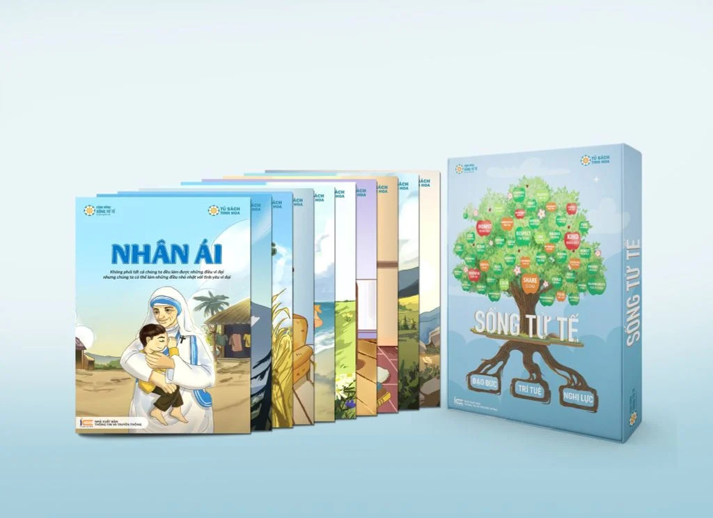 Bộ sách Sống Tử Tế (10 tập - 10 nhân cách cao đẹp của đời người) - thầy Trần Việt Quân