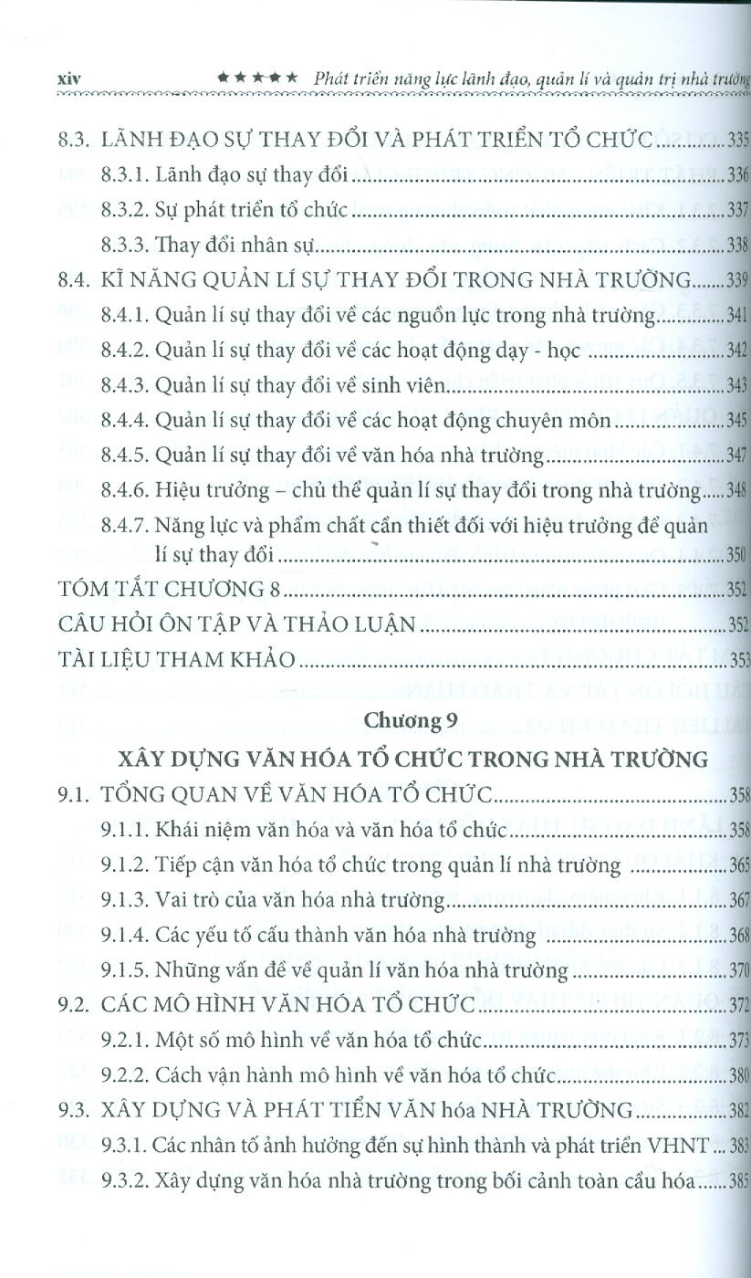 Phát Triển Năng Lực Lãnh Đạo, Quản Lí & Quản Trị Nhà Trường (Sách Chuyên Khảo)