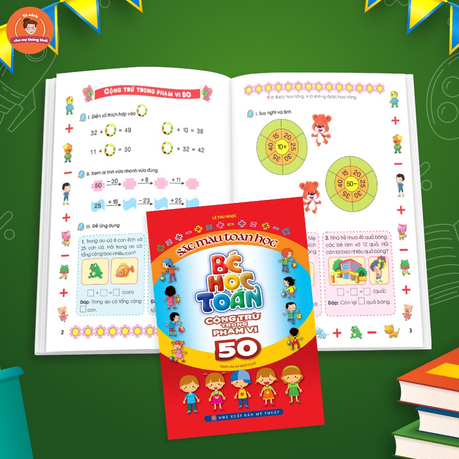 Combo: Bé Học Toán Trong Phạm Vi 10-50-100