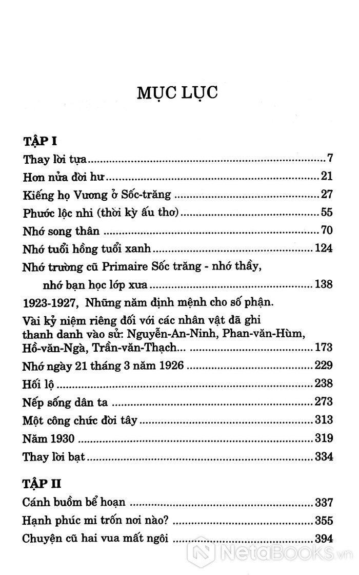 Sách - Vương Hồng Sển - Hơn Nửa Đời Hư - Bìa Cứng