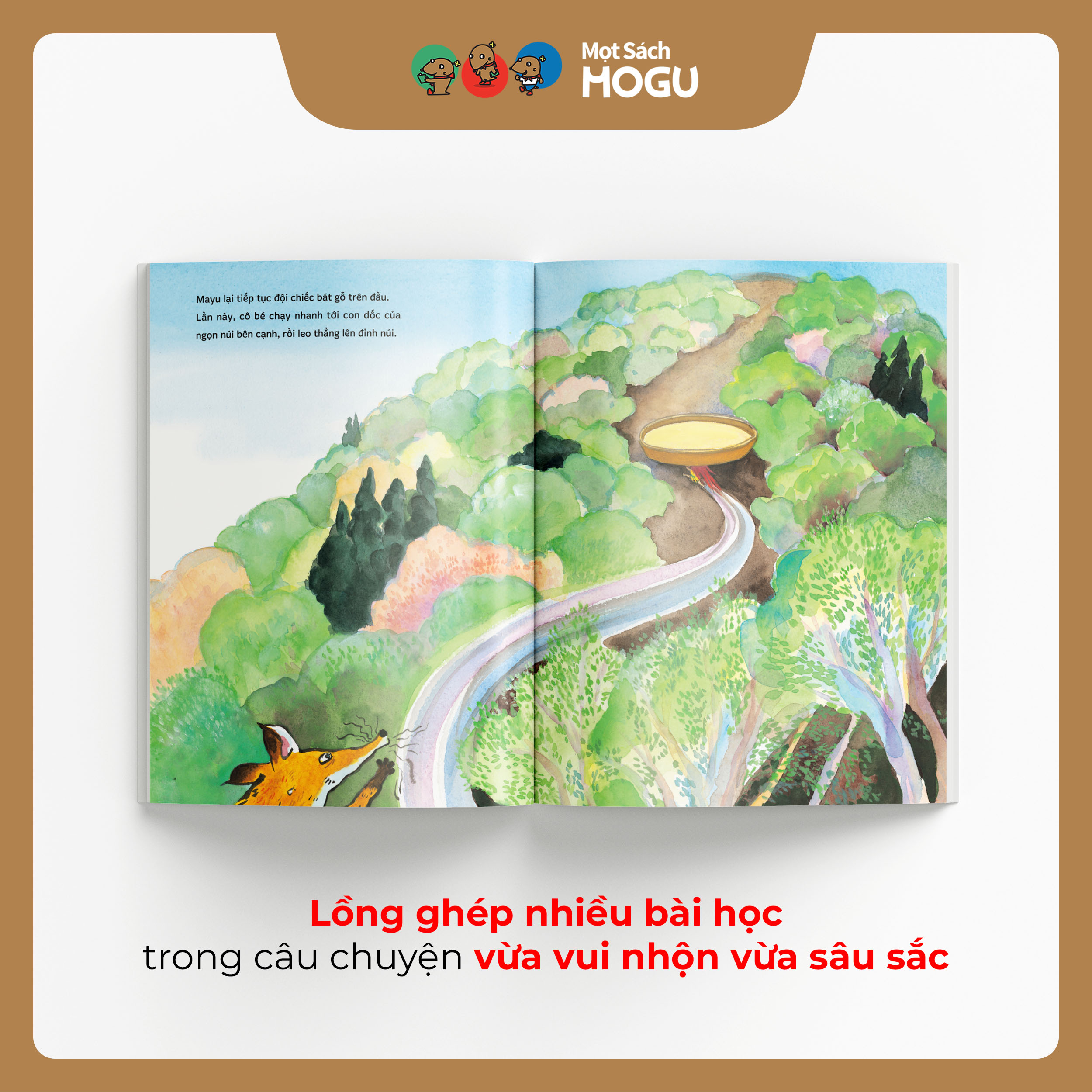 Truyện Ehon bé 3-4-5 tuổi - Chiếc bánh khổng lồ của Mayu