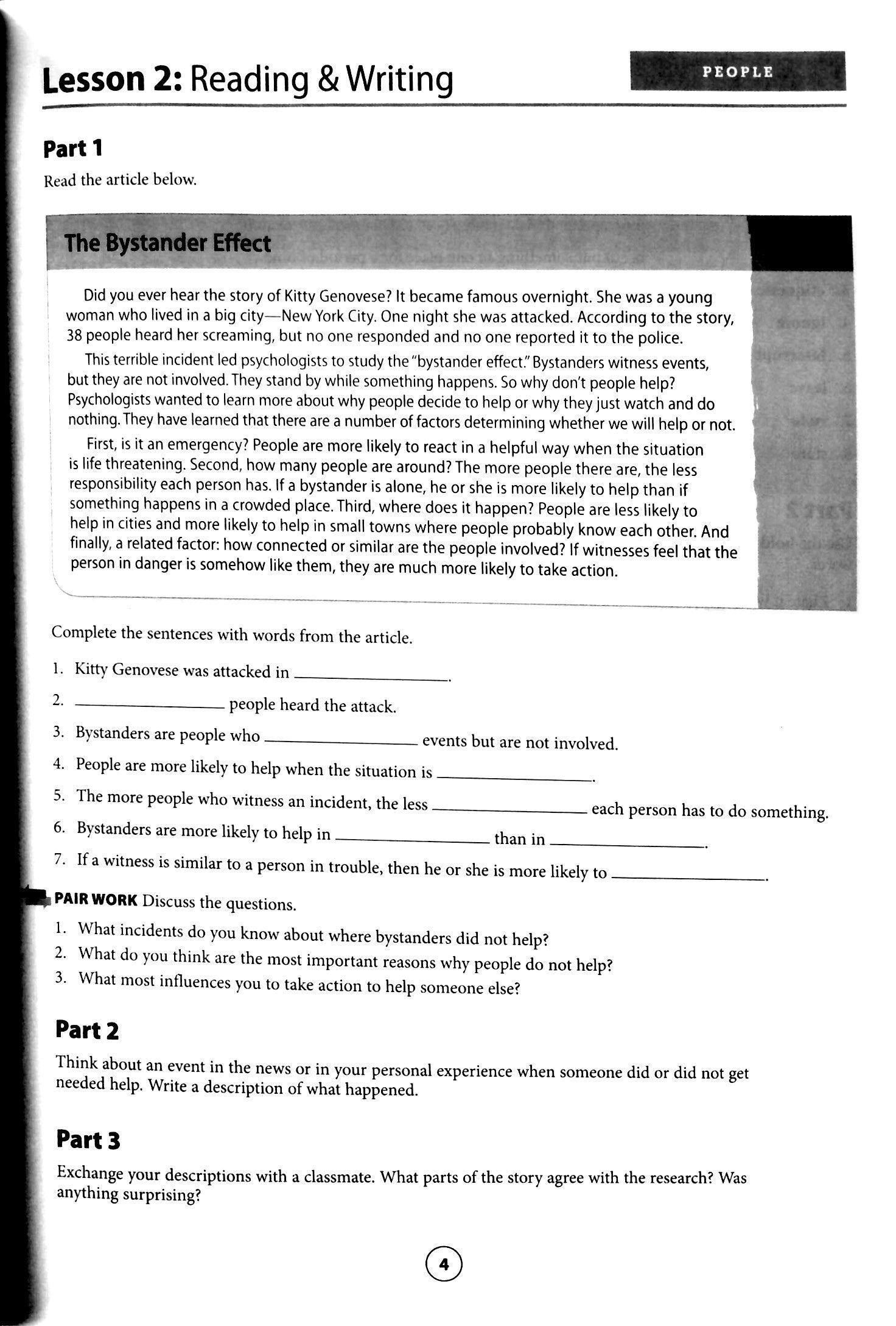 Speak Now 4 Workbook