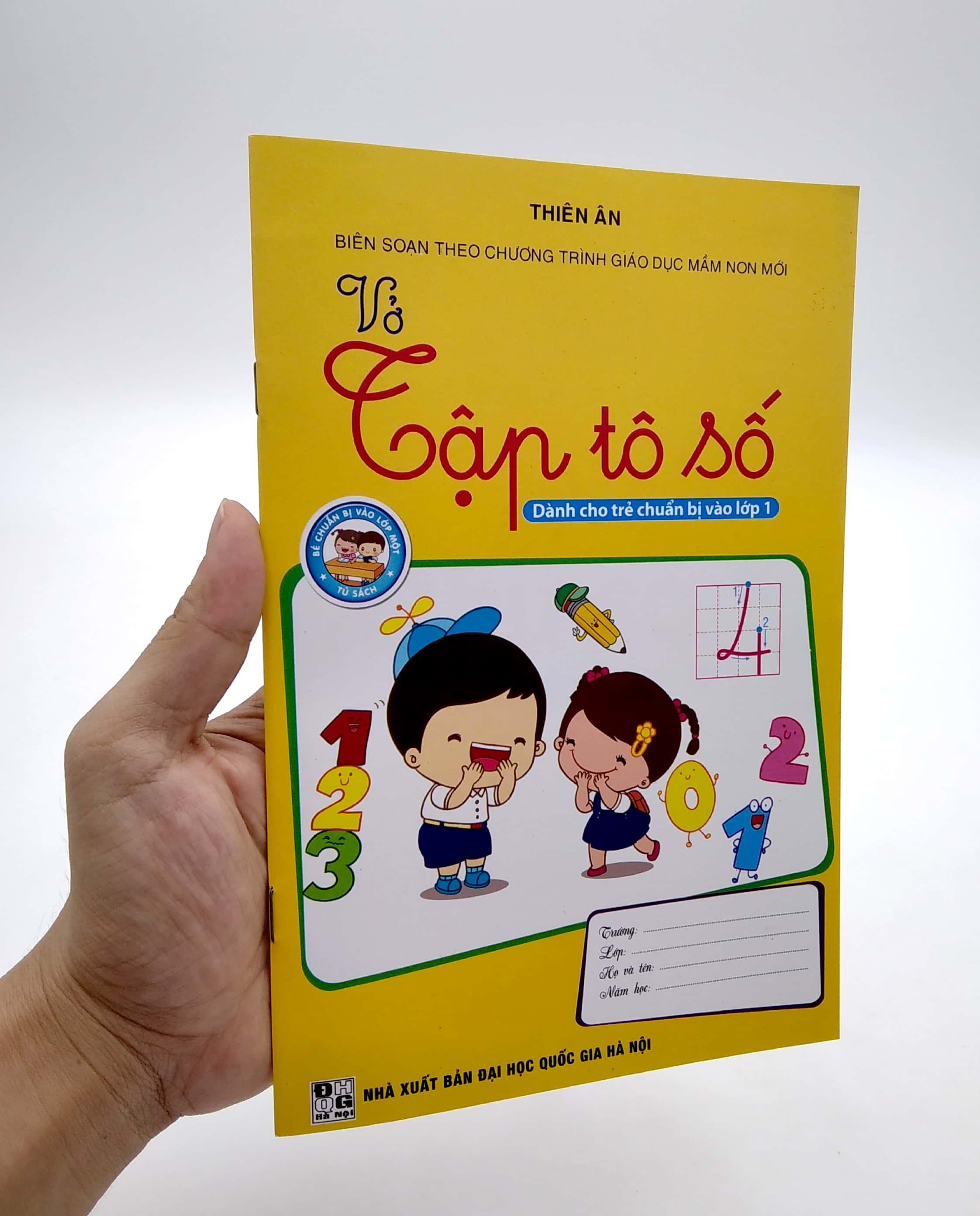 Vở Tập Tô Số - Dành Cho Trẻ Chuẩn Bị Vào Lớp 1