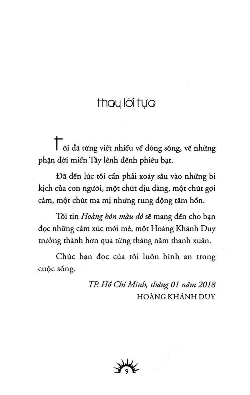 Hoàng Hôn Màu Đỏ