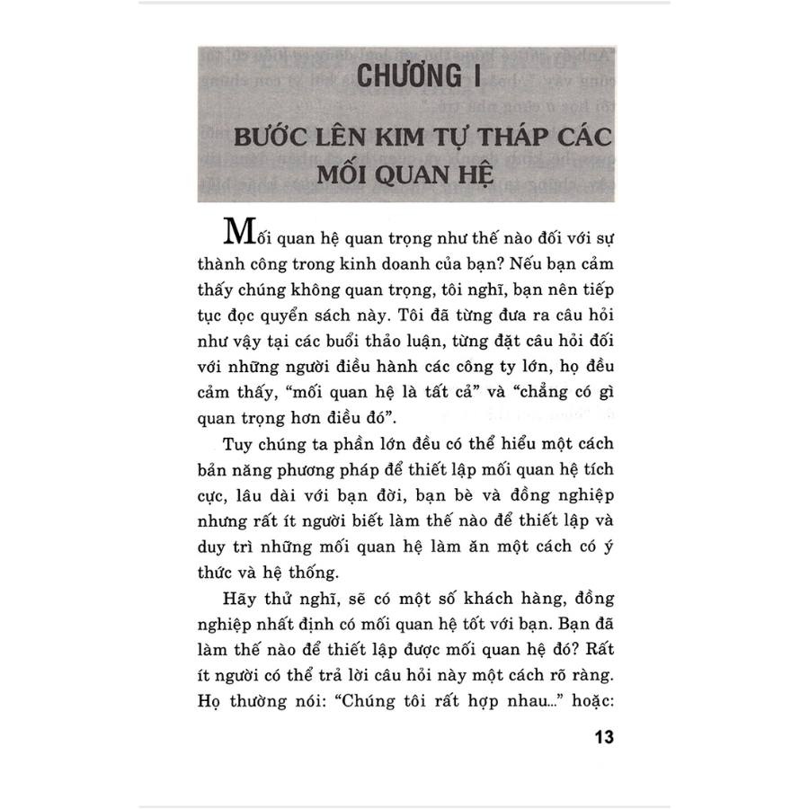 Quan Hệ Quyết Định Thành Bại