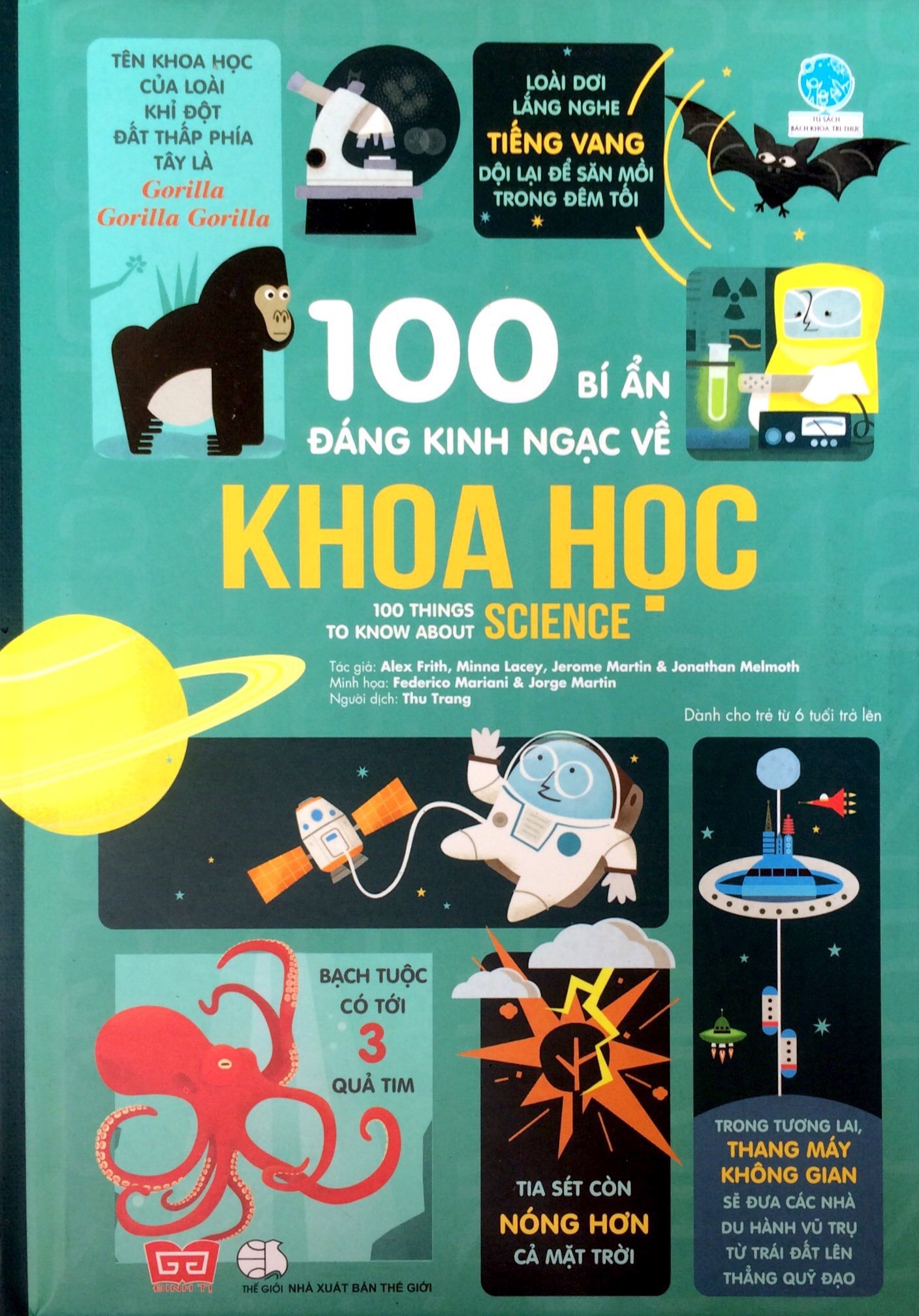 Combo 100 Bí Ẩn Đáng Kinh Ngạc Về: Khoa Học + Vũ Trụ (Tặng Bookmark Thiết Kế)