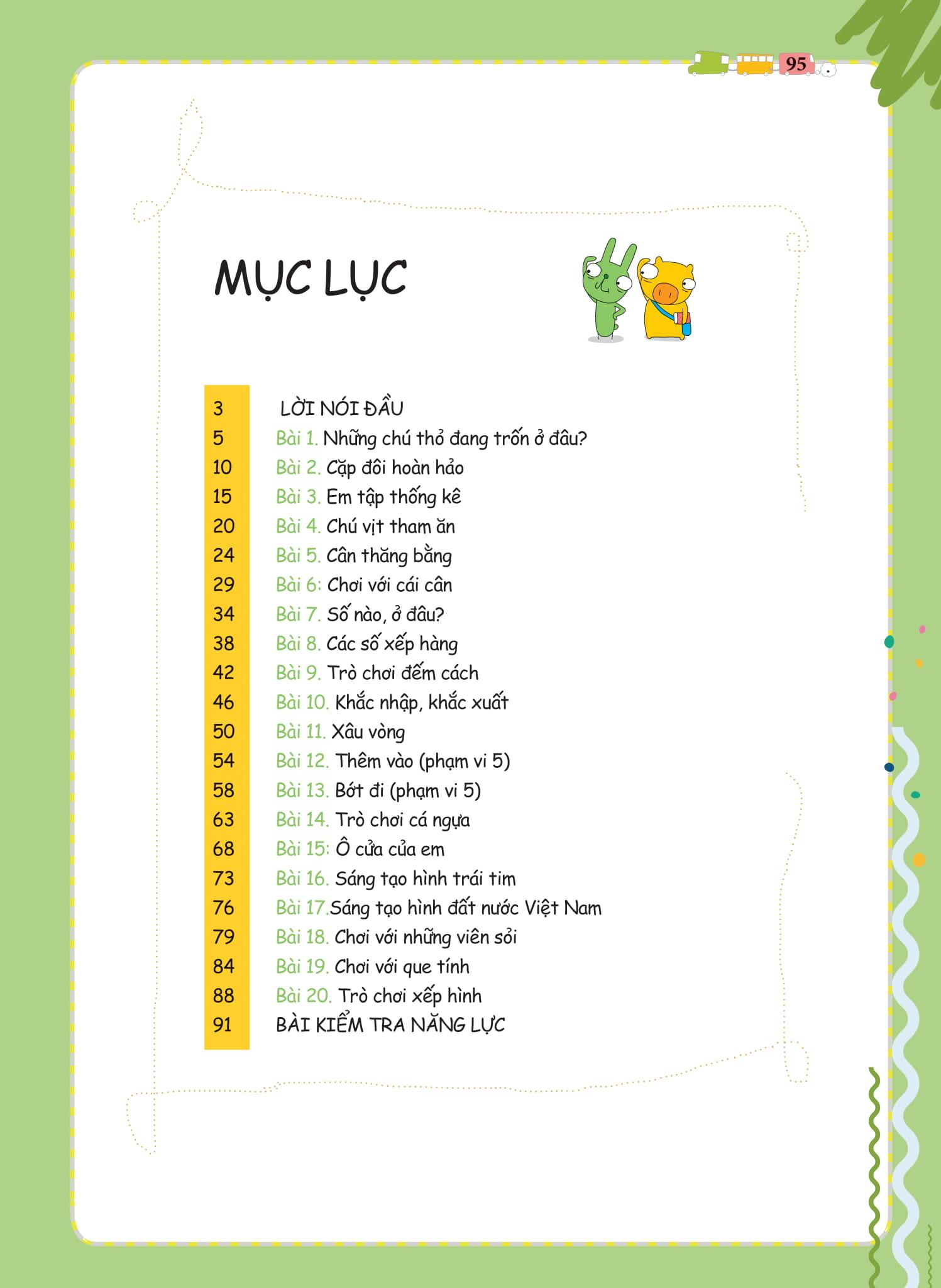 POMath - Toán Tư Duy Cho Trẻ Em 4-6 Tuổi (Tập 3)