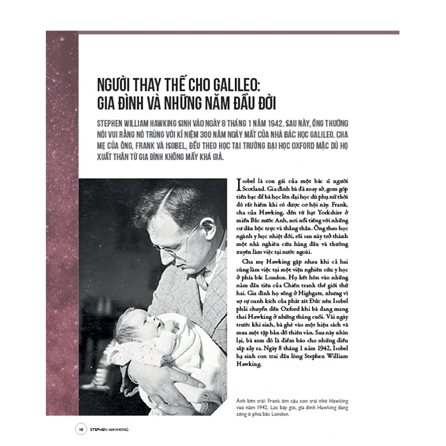 Những Trí Tuệ Vĩ Đại - Hawking: Người đàn ông phi thường, một thiên tài vĩ đạivà cha đẻ của thuyết vạn vật