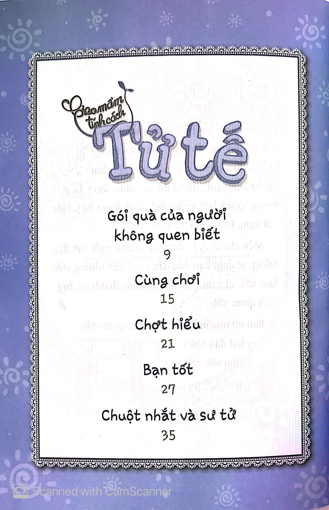 Gieo Mầm Tính Cách - Tử Tế (Tái Bản)
