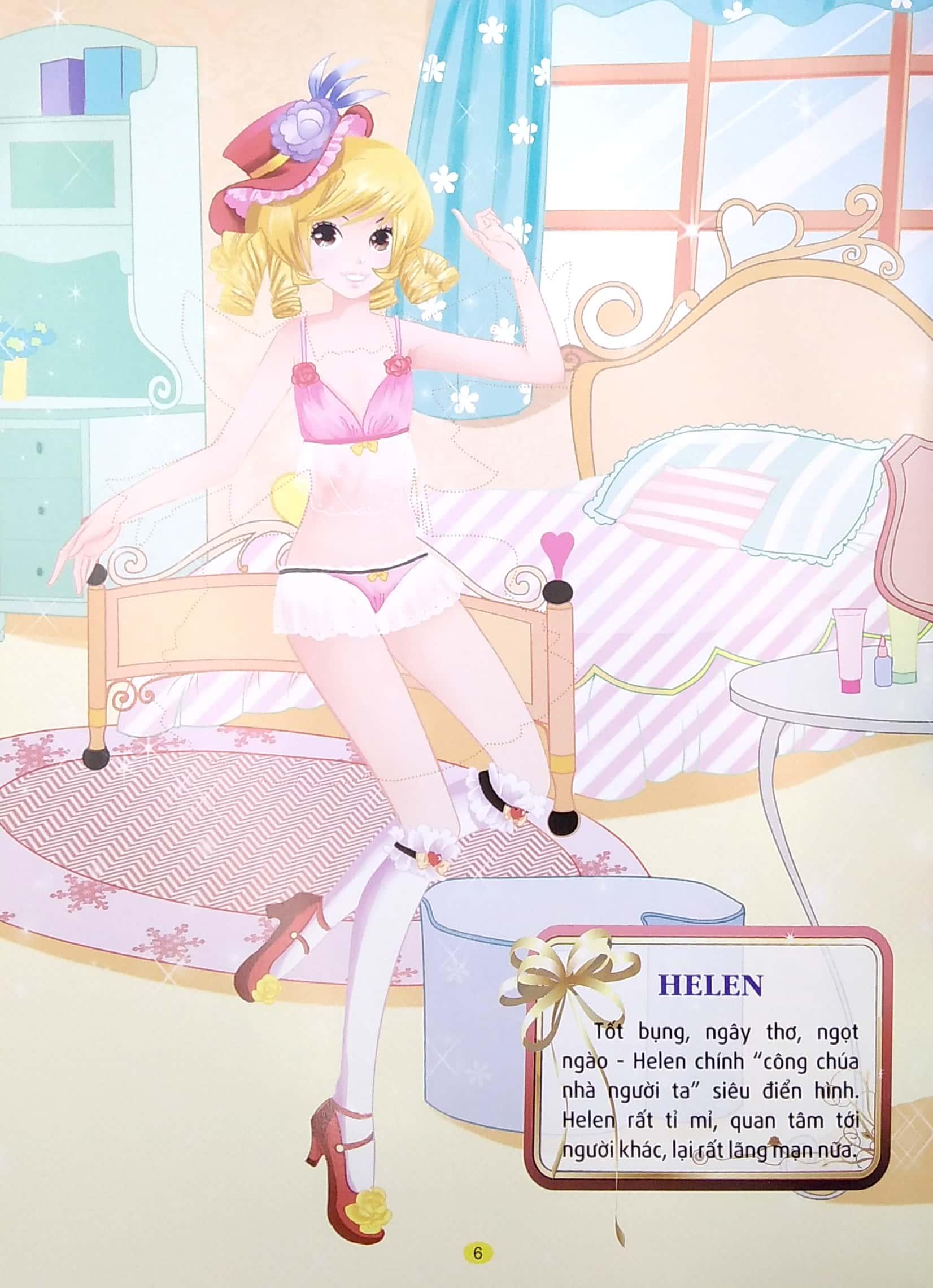 Princess Sticker - Dán Hình Công Chúa - Công Chúa Ngọt Ngào