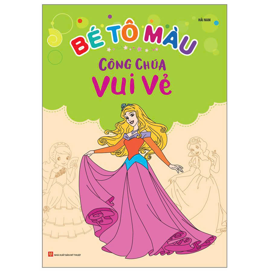 Bộ Túi Bé Tập Tô Màu Công Chúa