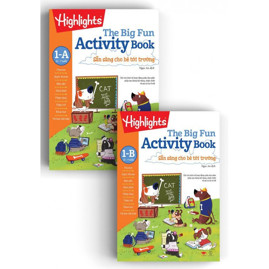 Sách the big fun activity book sẵn sàng cho bé tớ trường ( 2 -7 tuổi )