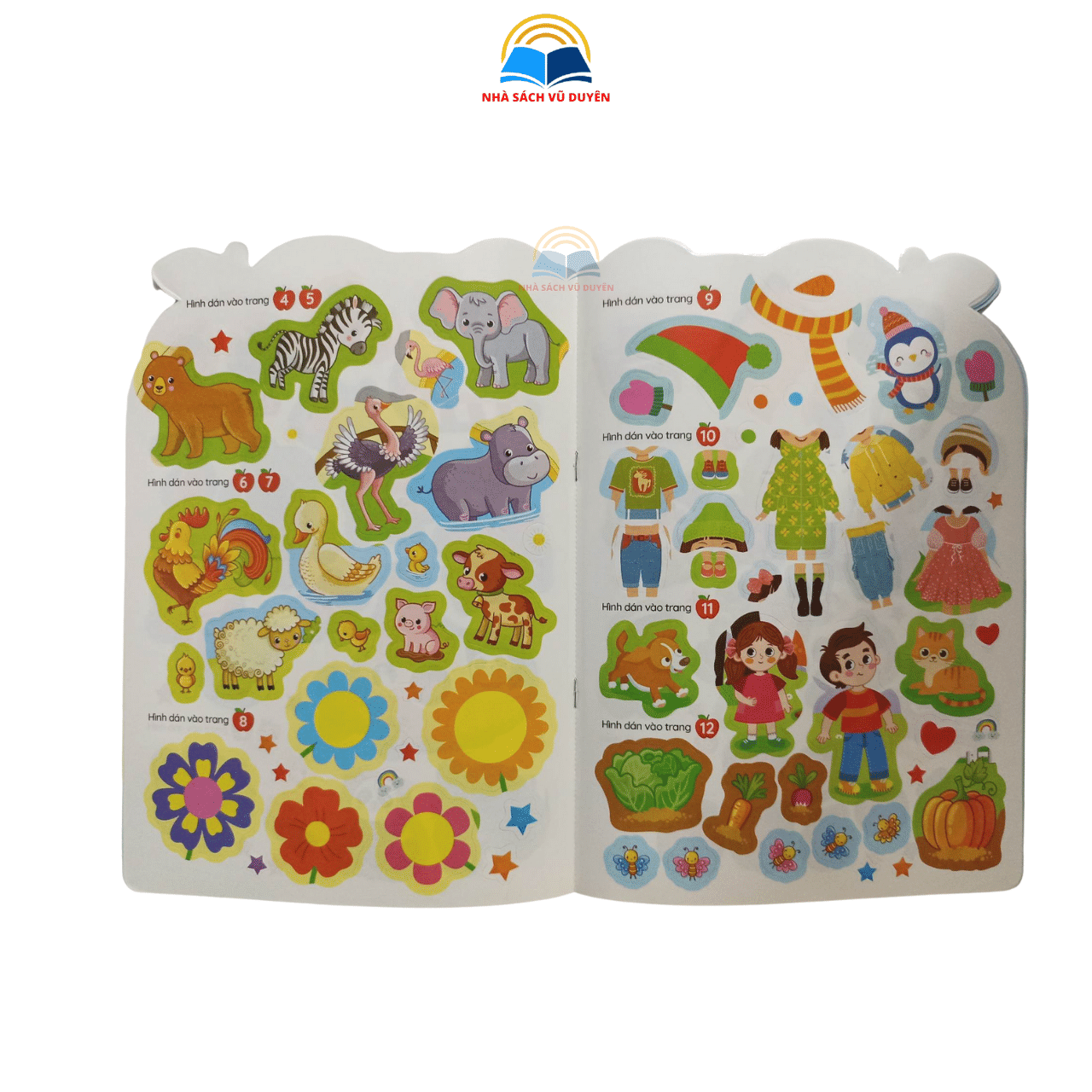 Sách - Bóc Dán Phát Triển Trí Tuệ Cảm Xúc CQ, IQ, EQ 299+ Stickers (6 Cuốn)
